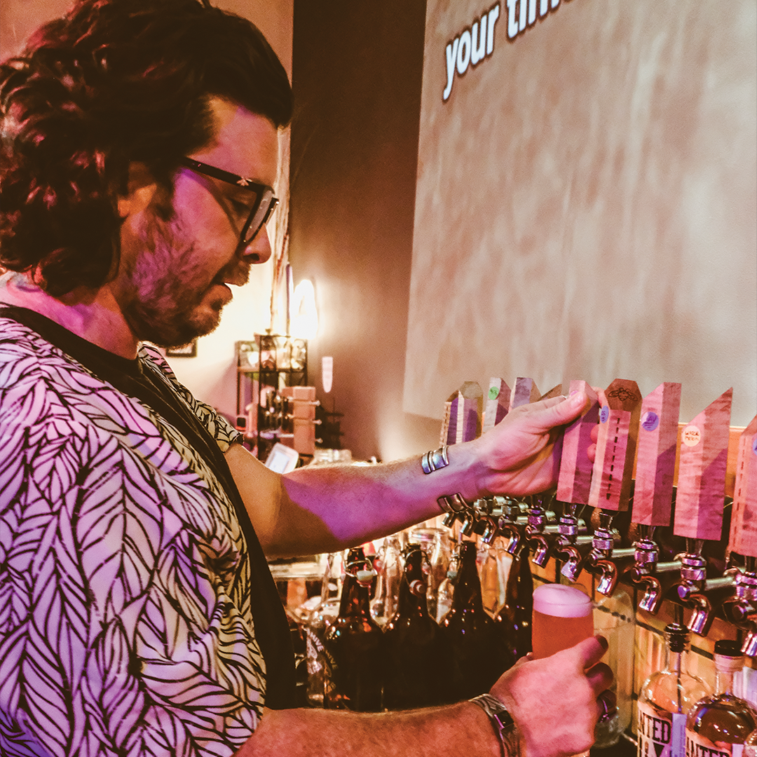 Honeybrew on draft at Leaf & Hive Brewery